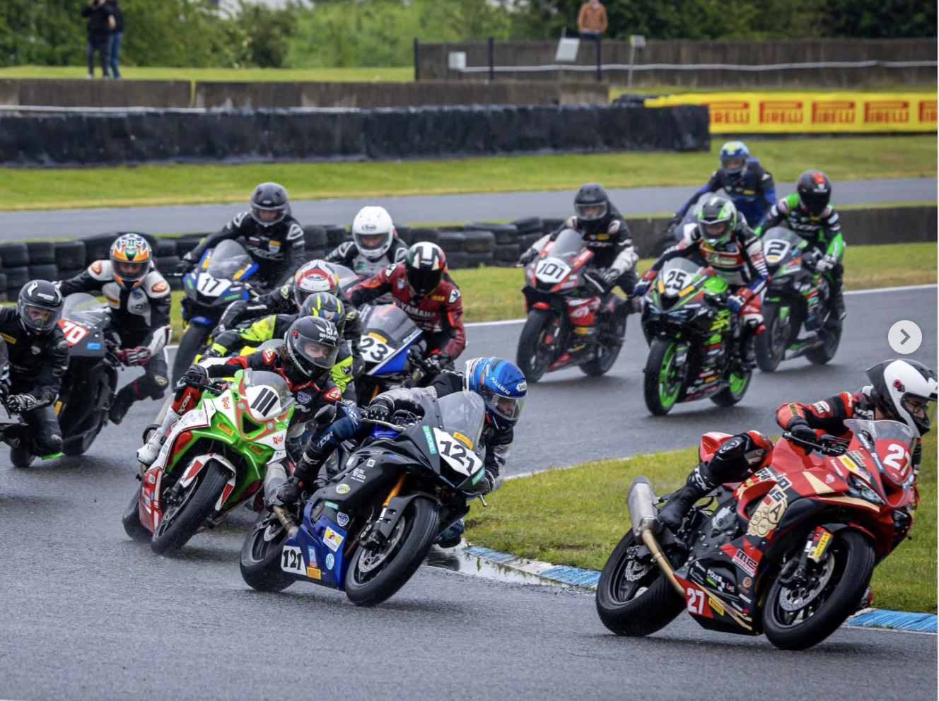 sur le circuit Carole