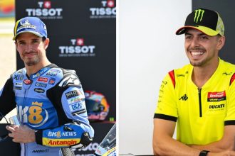 En MotoGP, le vice-champion en titre Alex Marquez (à gauche), le frère de Marc, passe l&rsquo;an prochain du team indépendant Gresini (Ducati) au team officiel Red Bull KTM, et il sera accompagné par Fabio Di Giannantonio, actuellement troisième du championnat et membre du team satellite Ducati VR46