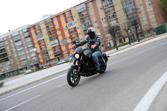 La Harley Street 750 à Madrid