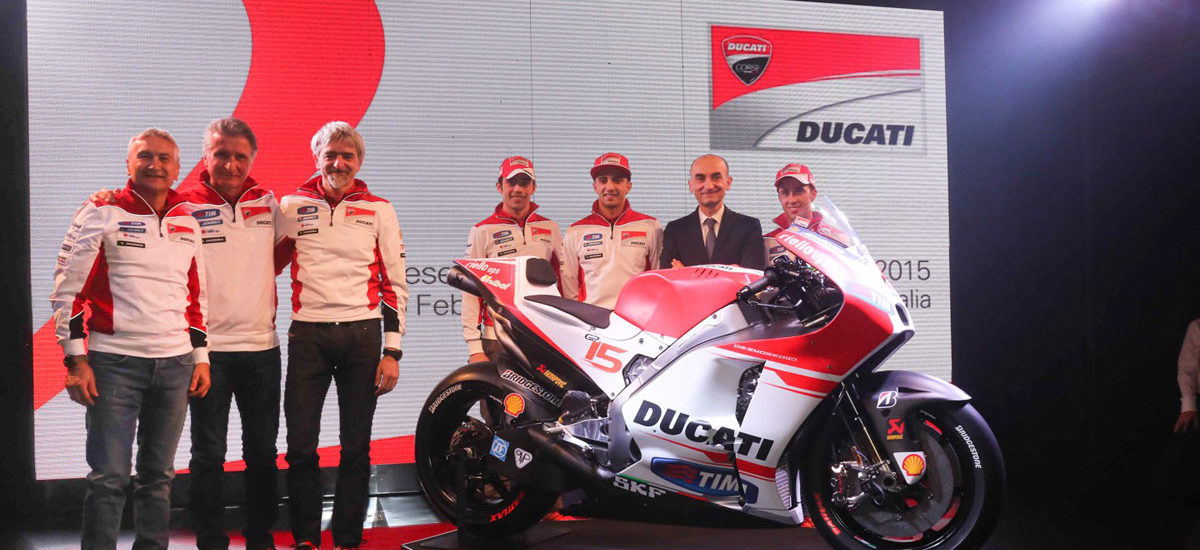Ducati présente sa GP15