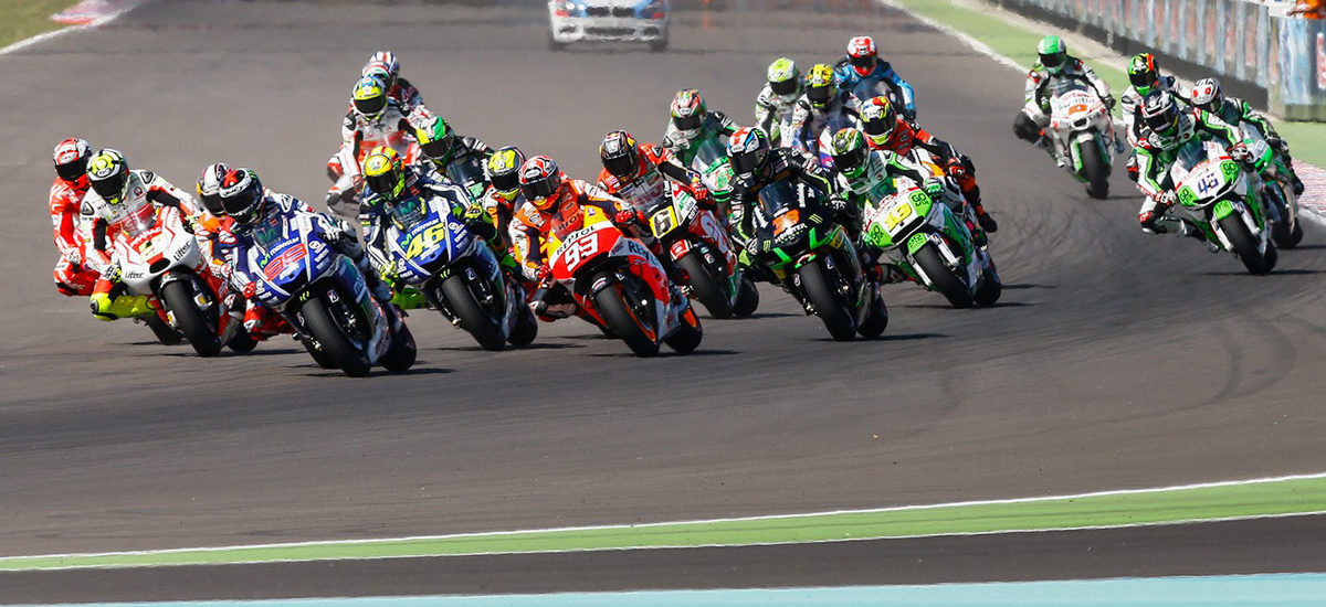 La liste des pilotes MotoGP, Moto2 et Moto3