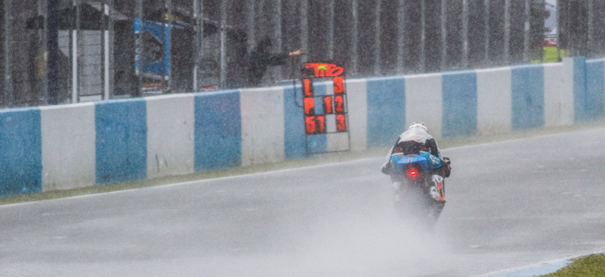 La pluie perturbe les essais Moto2 de Jerez