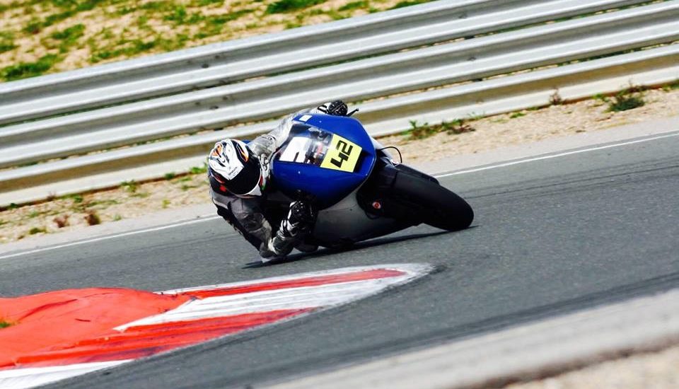 Le « petit » Suisse Stéphane Frossard bien placé pour le première course du CEV Moto2