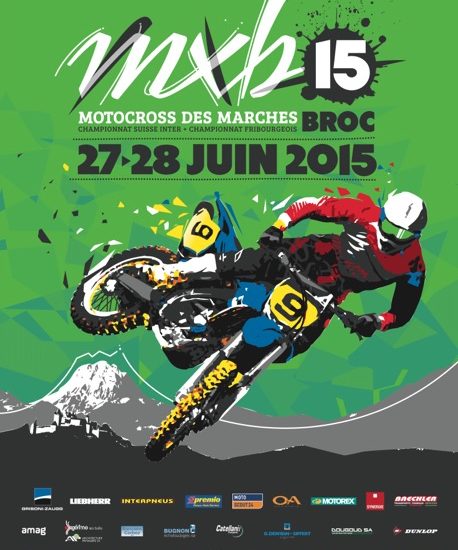Le Motocross des Marches ce week-end à Broc, avec Valentin Guillod
