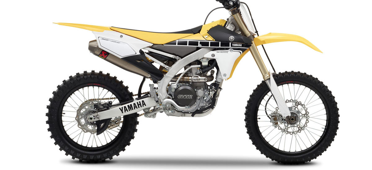 Les cross 2016 de Yamaha en livrée 60e anniversaire