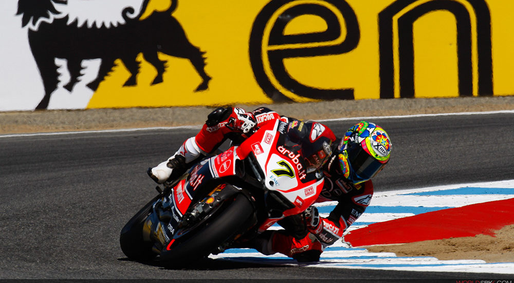 Superbike à Laguna Seca – Première Superpole pour Chaz Davies