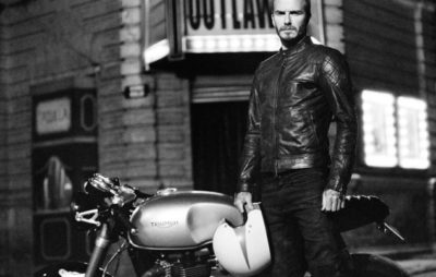 Beckham roule déjà pour les Triumph classiques 2016 :: Actu