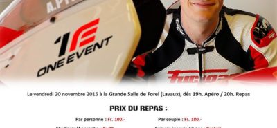 Le repas de soutien d&rsquo;Adrien Pittet, c&rsquo;est le 20 novembre! :: En bref