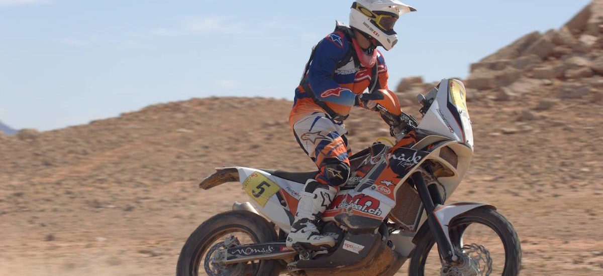 Damien Udry franchit la deuxième étape du rallye du Merzouga