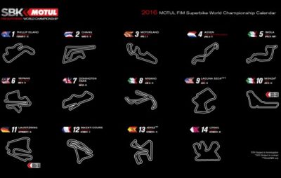Le calendrier provisoire Superbike :: En bref