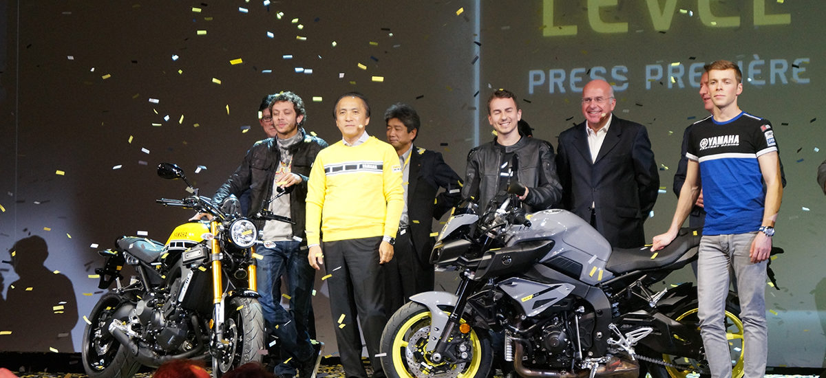 Les stars Yamaha 2016 – Un MT-10 avec moteur R1 et une XSR 900 couleurs 60e