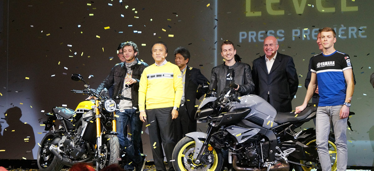 Les stars Yamaha 2016 – Un MT-10 avec moteur R1 et une XSR 900 couleurs 60e