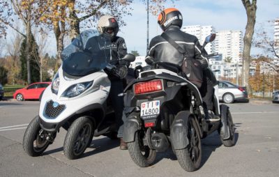 Quadro Quattro ou Piaggio MP3 500, vous le préférez à 3 ou à 4 roues? :: Comparatif