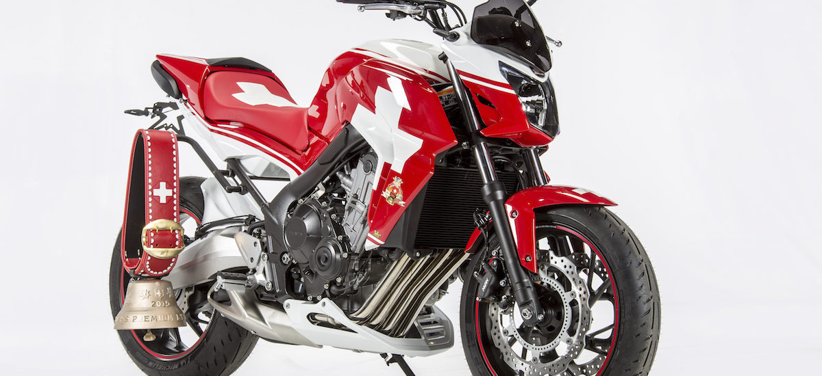 Et voici la Honda CB 650 F Swiss Edition – avec la cloche!