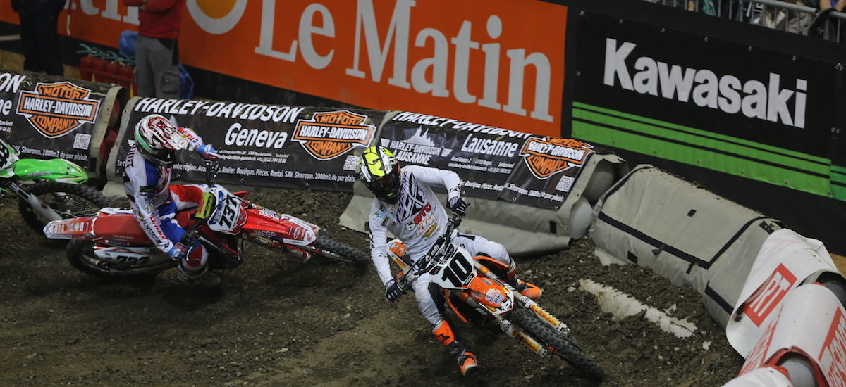 Brayton roi du Super Cross de Genève 2015, et Thomas Do en est le prince