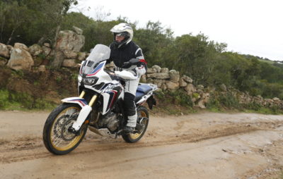 Deuxième essai de l’Africa Twin 2016; après l’Afrique du Sud aride, la Corse humide :: Test Honda