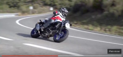 La Suzuki SV 650 – modèle 2016 – qui frotte en virage :: Vidéo