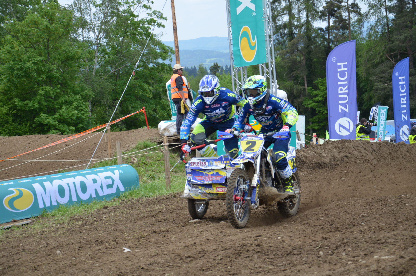 Le sidecar MX à Muri