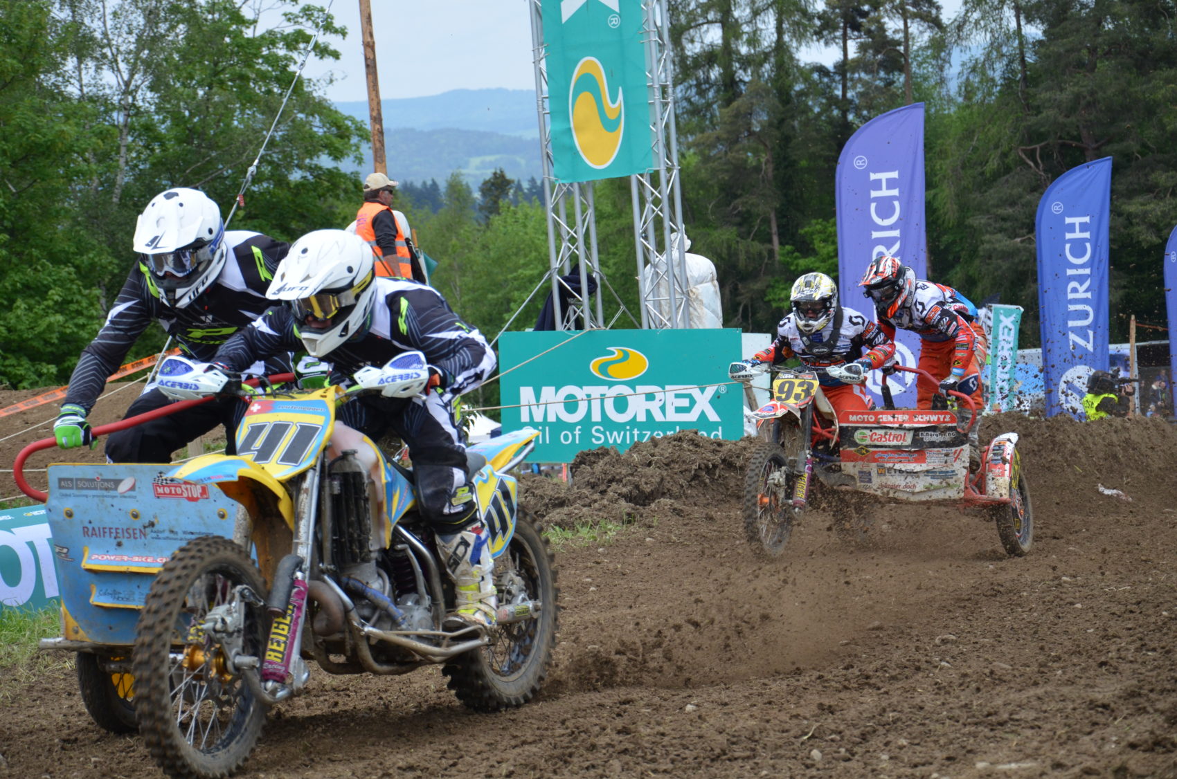Le sidecar MX à Muri