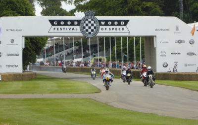 Les deux-roues aussi paradent sur le gazon anglais :: Goodwood Festival of Speed