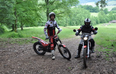 Initiation aux talus avec la Montesa 4 Ride :: Tout-terrain