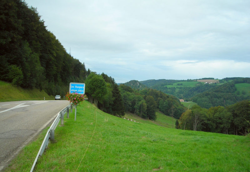 Balade des trois cantons, de Delémont aux Rangiers