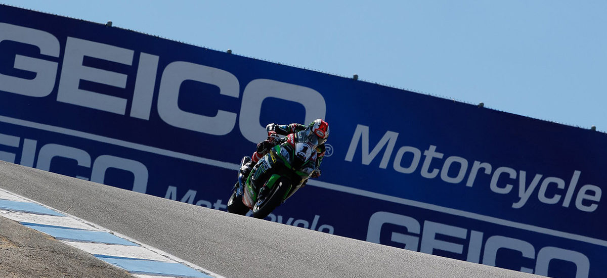 Jonathan Rea mate Laguna Seca pour la première fois