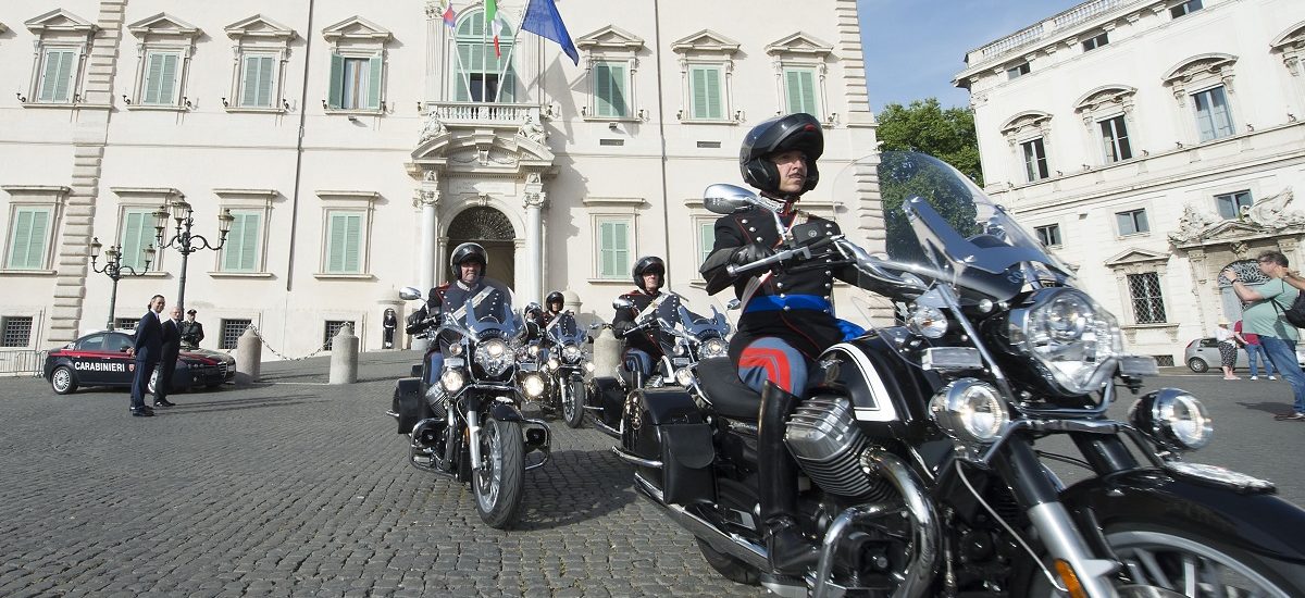 Des Guzzi California pour la garde présidentielle italienne