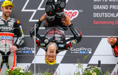 Zarco exécute un nouveau salto au Sachsenring, Lüthi à terre :: Moto2