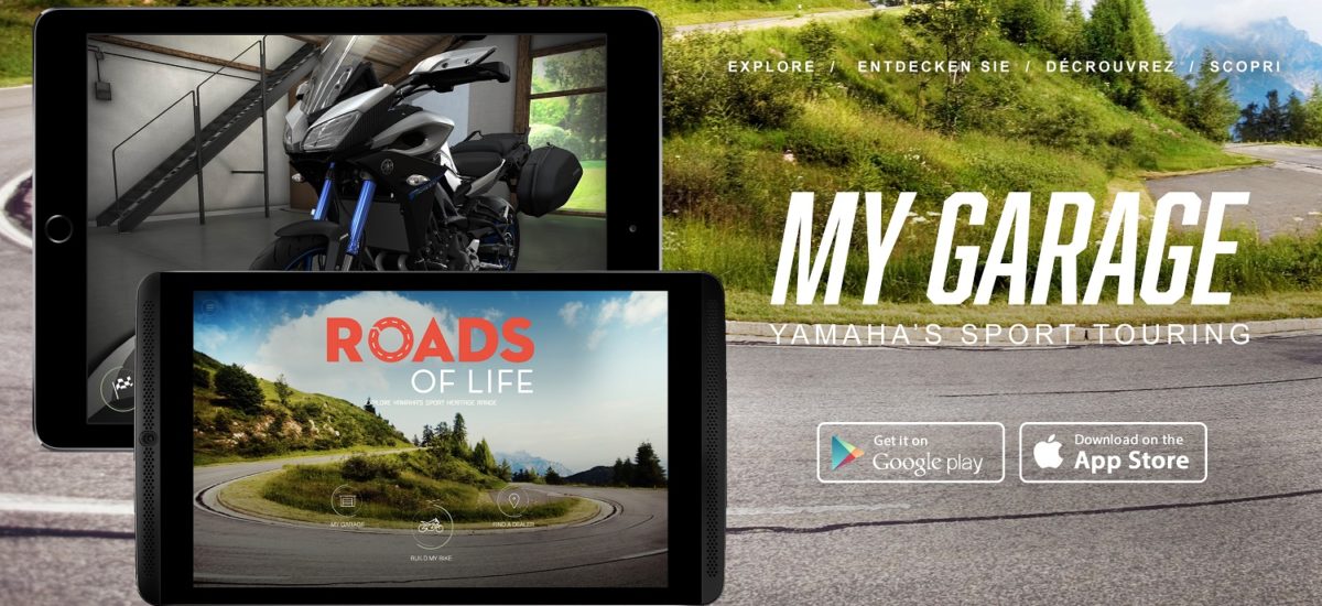 On peut désormais configurer ses Yamaha Sport Touring avec l’App My Garage