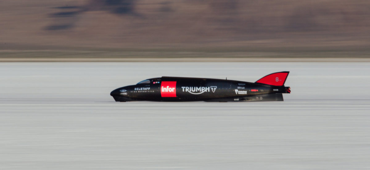 Guy Martin bat déjà un premier record sur le lac de Bonneville