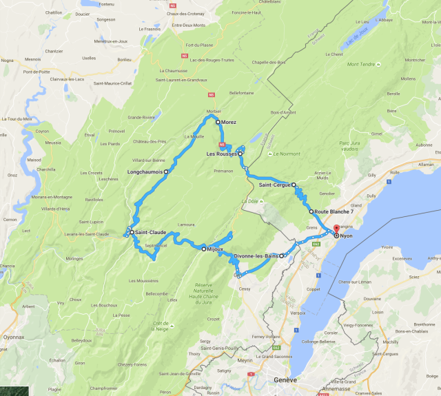 Parcours Coucou aux Rousses, puis un coup de Faucille