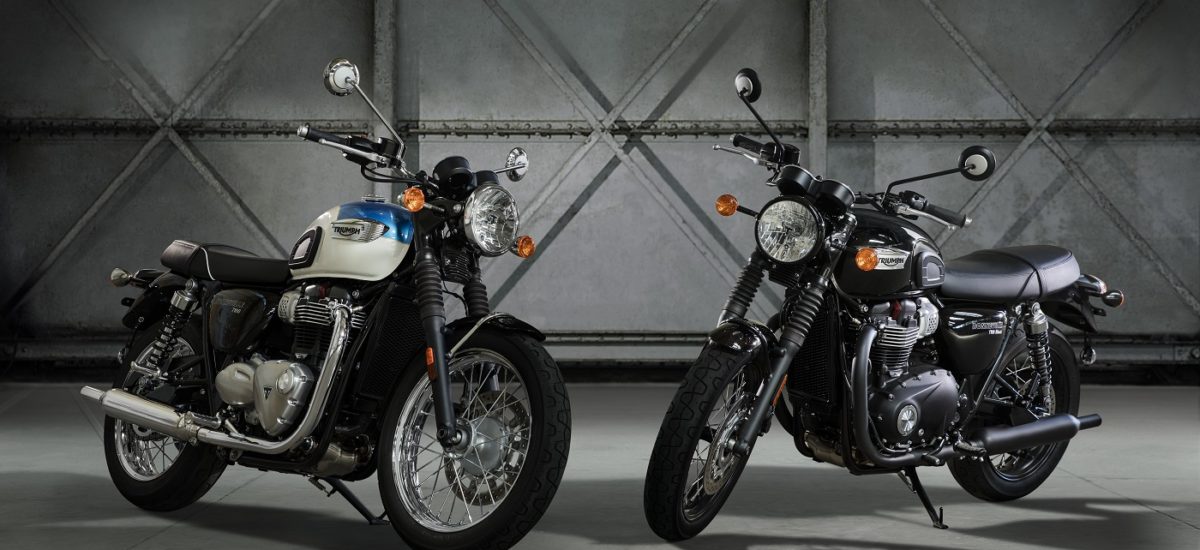 De nouvelles Triumph Bonneville sur base Street Twin, la T 100 et la T 100 Black