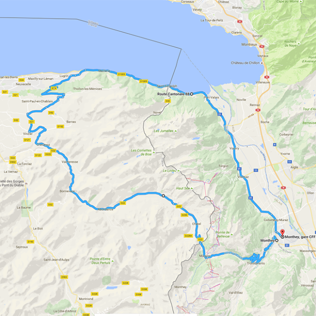 Parcours Le val d&rsquo;Abondance, ou l&rsquo;envers français du décor
