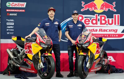 Le team Honda aux couleurs Red Bull, avec la Fireblade SP2 :: World Superbike 2017