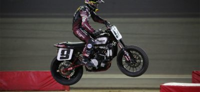 Historique, un pilote Indian bat les Harley en Floride :: Flat Track US