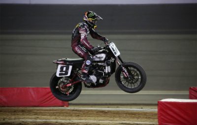 Historique, un pilote Indian bat les Harley en Floride :: Flat Track US