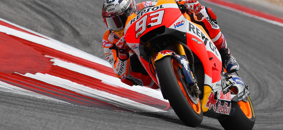 Une victoire de plus au Texas pour Marquez, Rossi leader