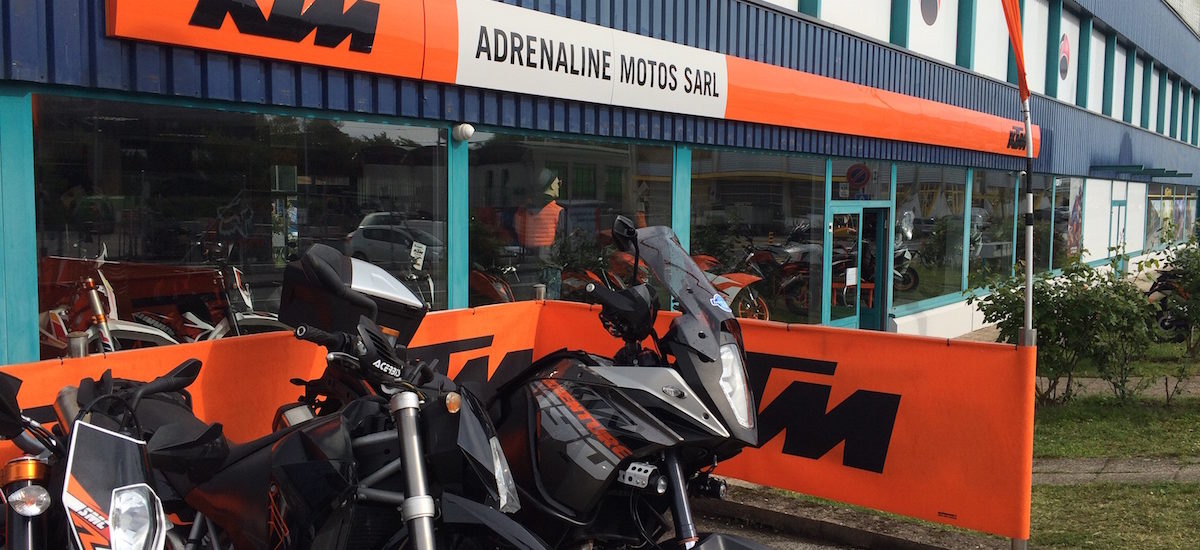 L’agent KTM vaudois passe de Lonay à la sortie d’autoroute de Morges