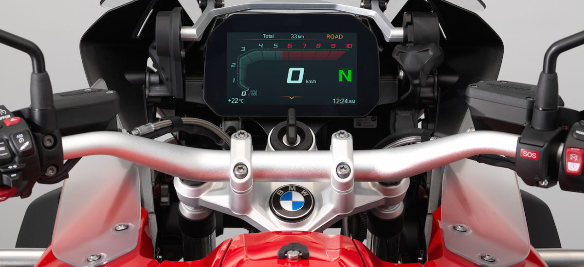 Ecran couleur plus fonctions GPS et intercom pour la BMW R 1200 GS