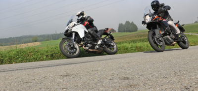 L’Autrichienne baroudeuse (1090 Adventure) contre l’Italienne bon chic bon genre (Multistrada 950) :: Comparo KTM - Ducati