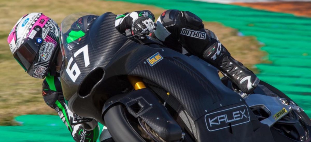 Le Suisse Jesko Raffin teste la future machine Kalex avec moteur Triumph