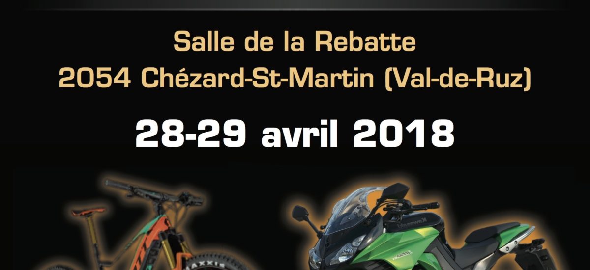 Le plein d’essais moto et scooter les 28 et 29 avril à Chézard-St-Martin (NE)