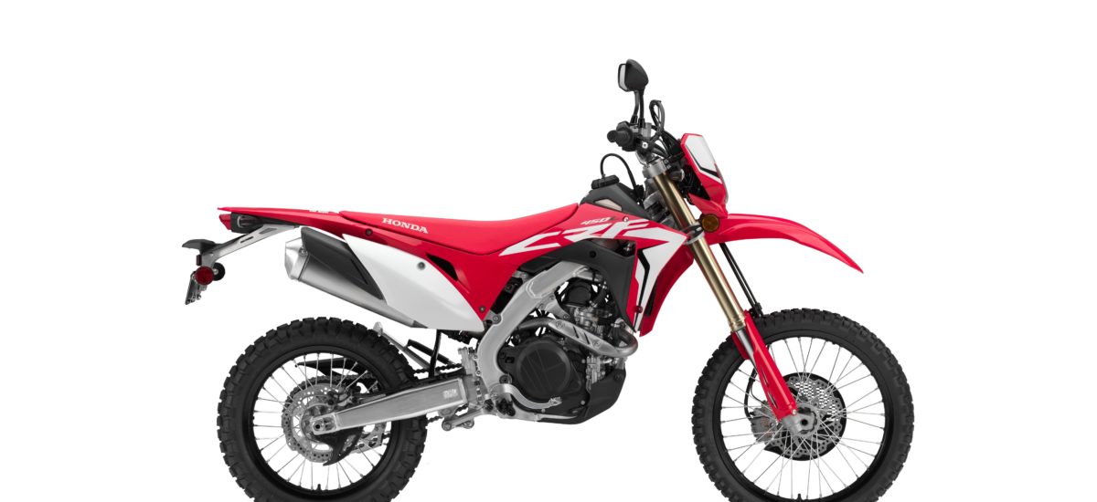 Une toute nouvelle Honda CRF 450 L, prête pour la route et la terre!