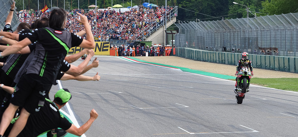 Jonathan Rea s’impose avec autorité  à Imola