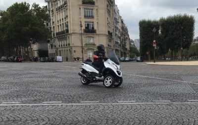 Premières impressions sur le nouveau MP3 500 (2018) à Paris :: Test Piaggio