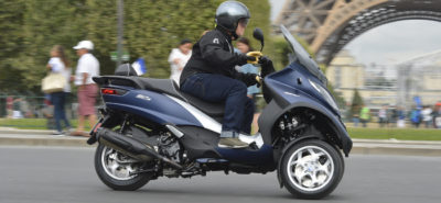 Le MP 3 500 hpe (2018), trois roues, moins de vent et plus de chevaux :: Piaggio