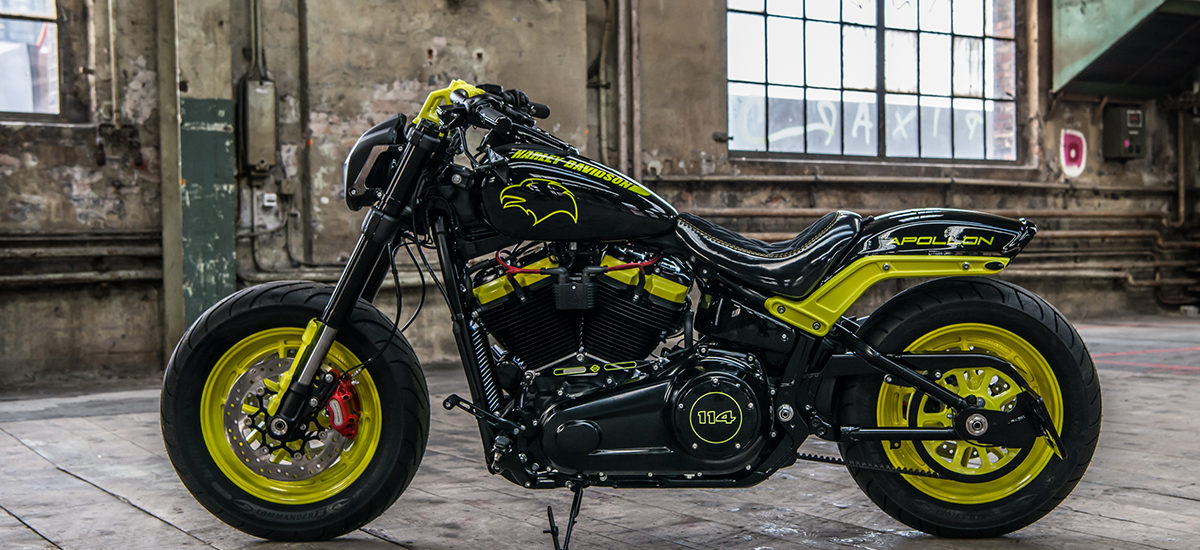 La Harley « Apollon » couronnée Custom King suisse 2018
