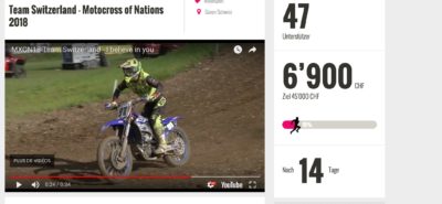 La Suisse a besoin d’argent pour le Motocross des Nations aux USA :: MXoN 2018 Red Bud