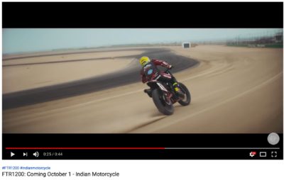 Indian va présenter sa moto de Flat Track pour la route :: Nouveautés 2018